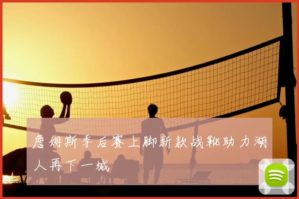 詹姆斯季后赛上脚新款战靴助力湖人再下一城