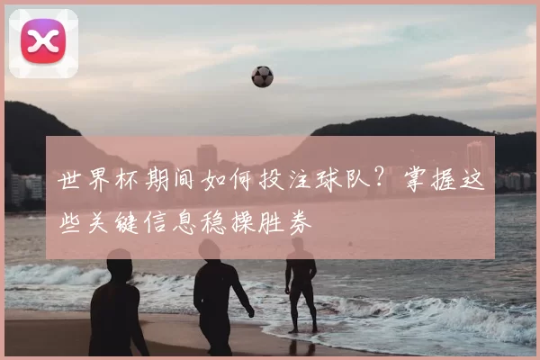 世界杯期间如何投注球队？掌握这些关键信息稳操胜券